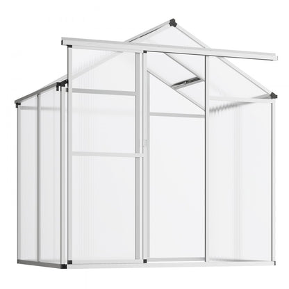 SNG190-2 - Durable 6.06 x 4.13 Ft Polycarbonate Greenhouse with Ventilation