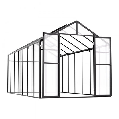 AM037 - 8x14 Ft VEVOR Polycarbonate Greenhouse with Dual Roof Ventilation