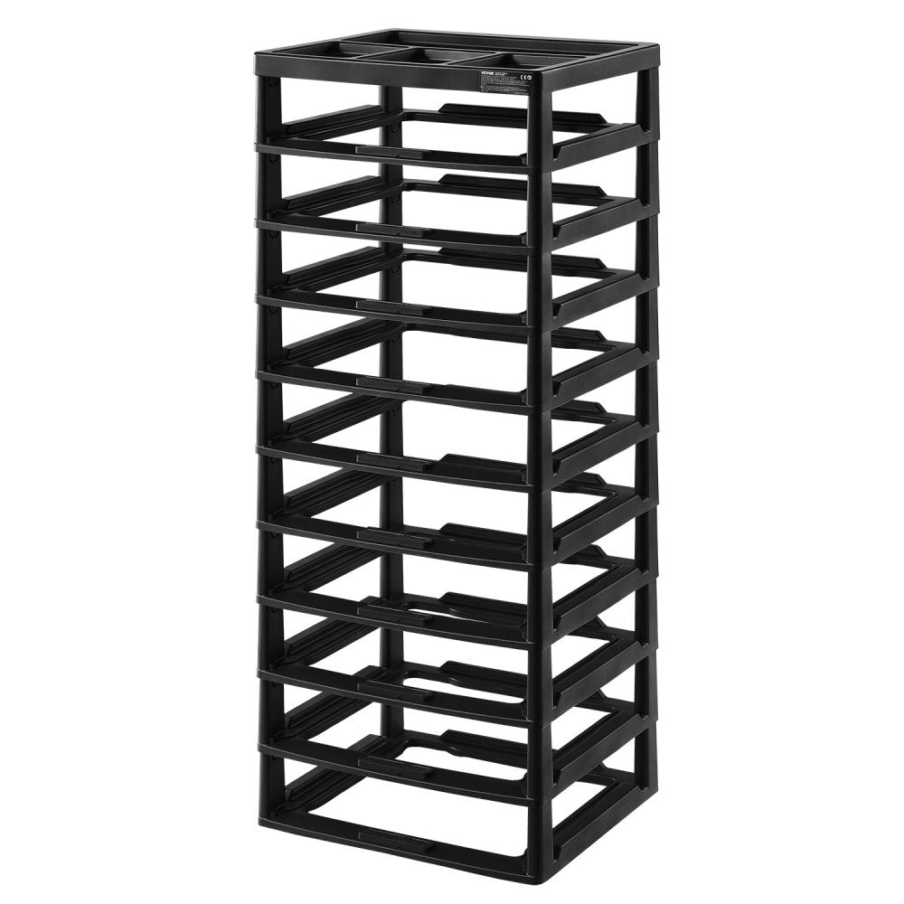 29658-10 frame - Versatile 10-Tier Plastic Storage Organizer for Home & Office