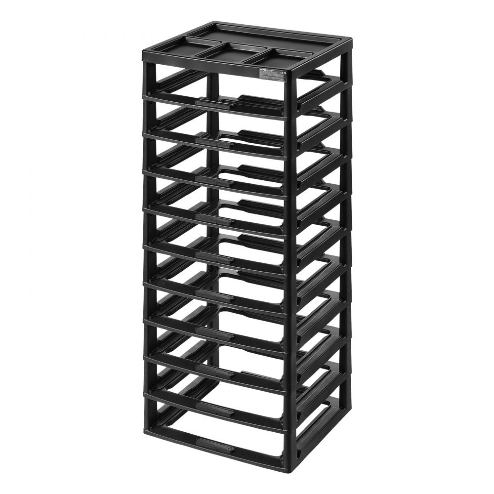 29658-10 frame - Versatile 10-Tier Plastic Storage Organizer for Home & Office
