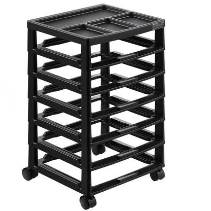 29658 - 6-Tier Rolling Craft Cart with Locking Wheels, 14.3in x 15.9in x 27in