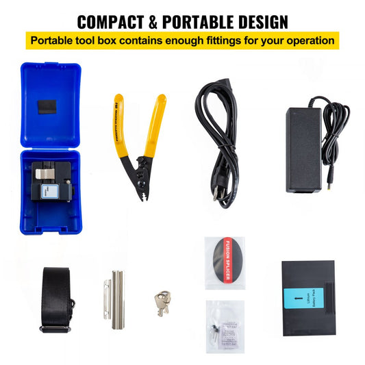 JW4108S - Lightweight Fiber Splicer with 9s Splice Time