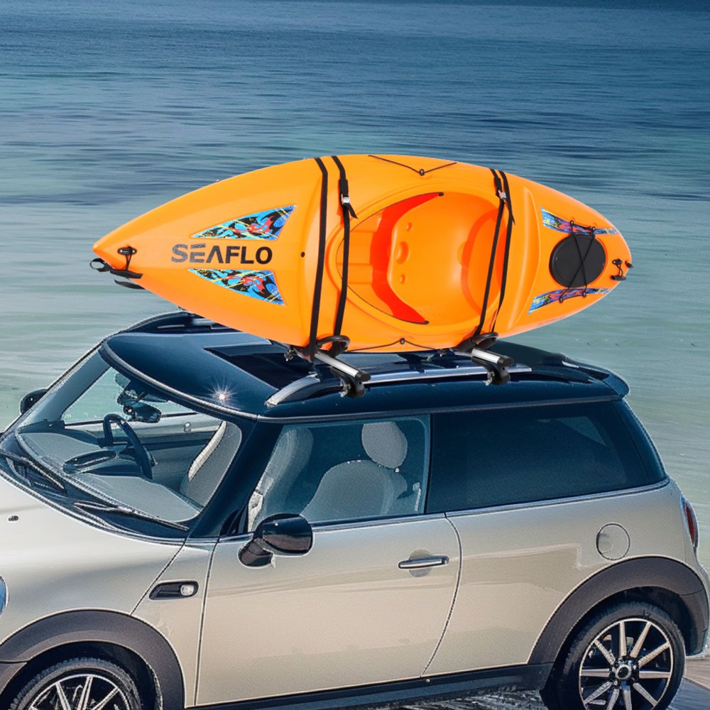 C09-2 - Heavy-Duty J-Shape Kayak Roof Rack, Supports 150 lbs