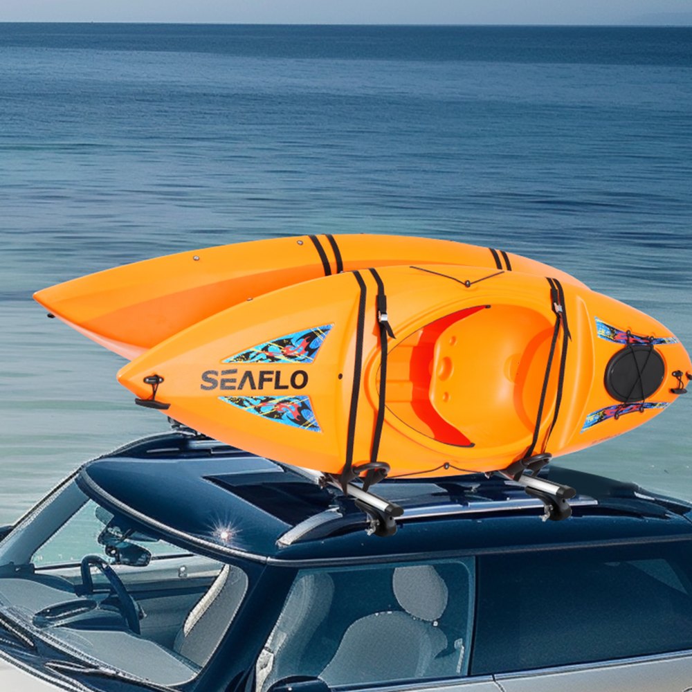 C09-4 - Heavy-Duty J-Shape Kayak Roof Rack for Easy Transport