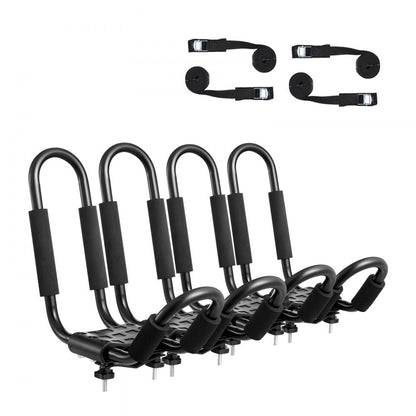 C09-4 - Heavy-Duty J-Shape Kayak Roof Rack for Easy Transport