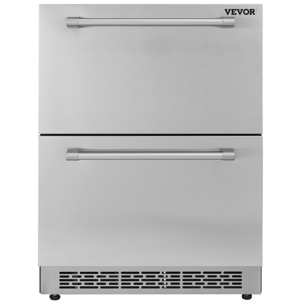 BCD-145WD - Compact 24" Undercounter Fridge with Dual-Temperature Drawers