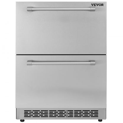 BCD-145WD - Compact 24" Undercounter Fridge with Dual-Temperature Drawers
