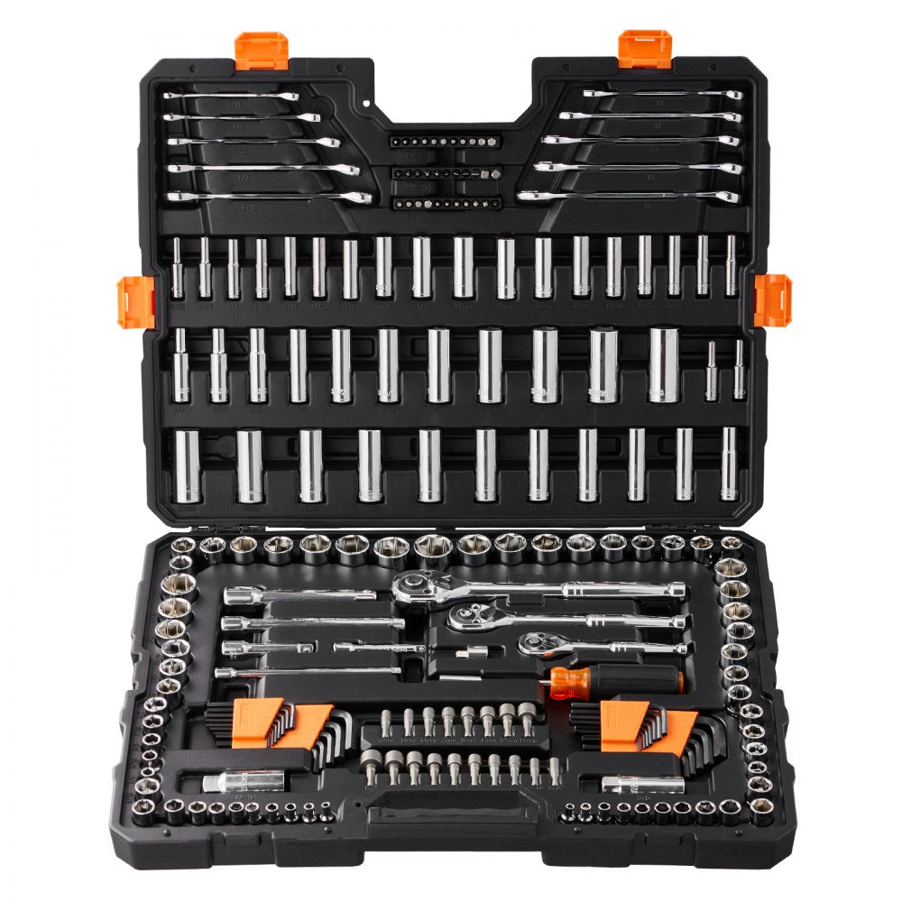 XL3264 - 205-Piece VEVOR Automotive Tool Set & Storage Case