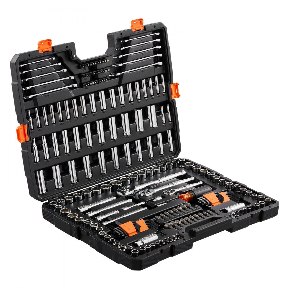 XL3264 - 205-Piece VEVOR Automotive Tool Set & Storage Case