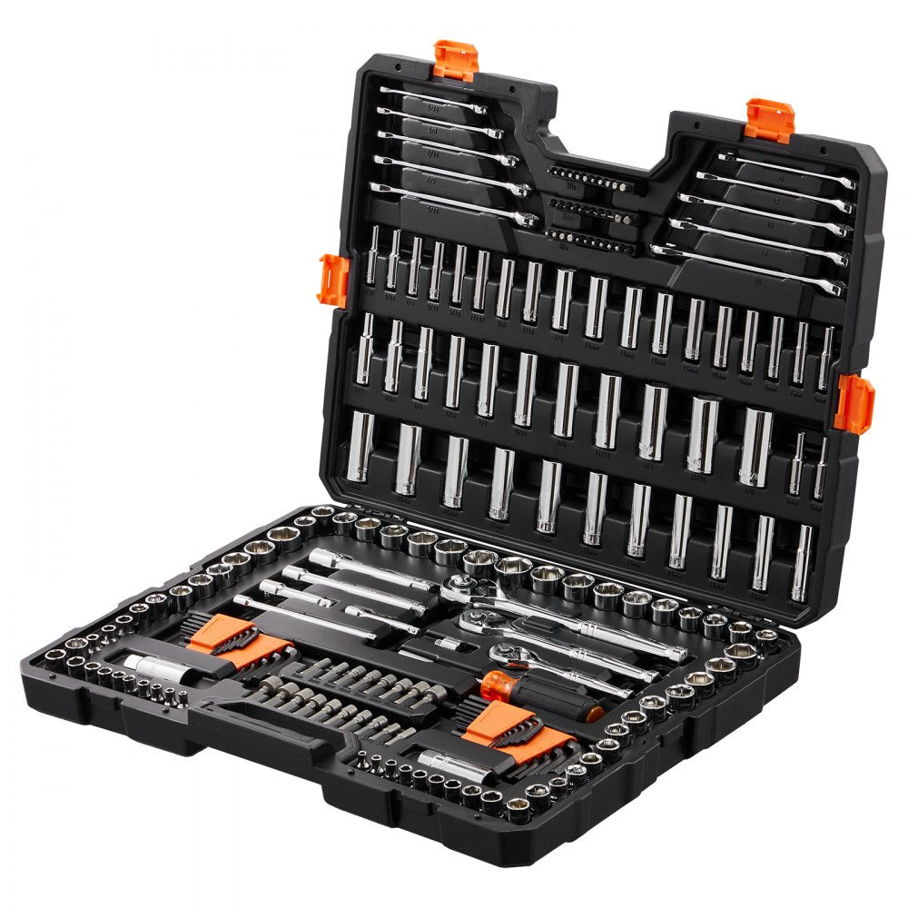 XL3264 - 205-Piece VEVOR Automotive Tool Set & Storage Case