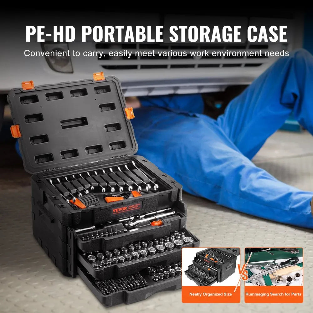 XL3265 - 450-Piece VEVOR Tool Set for DIY and Repairs