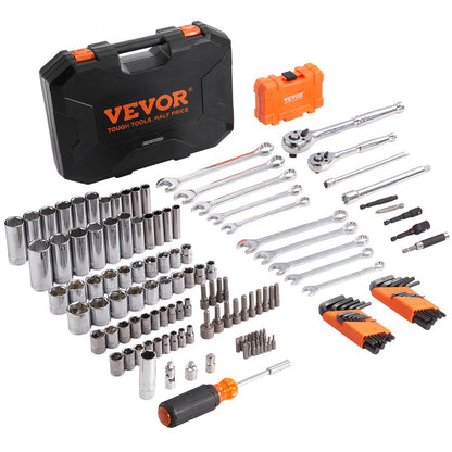 XL3263 - 145-Piece VEVOR Mechanics Tool Set in Durable CR-V Material