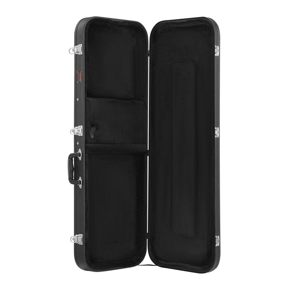 JX-41A - Portable Electric Guitar Hard Case with Plush Padding, 43.11 in