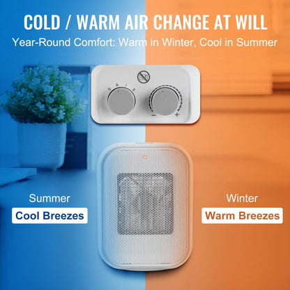 KPT-150 0594 - Compact 1500W Space Heater with Thermostat for Efficient Heating