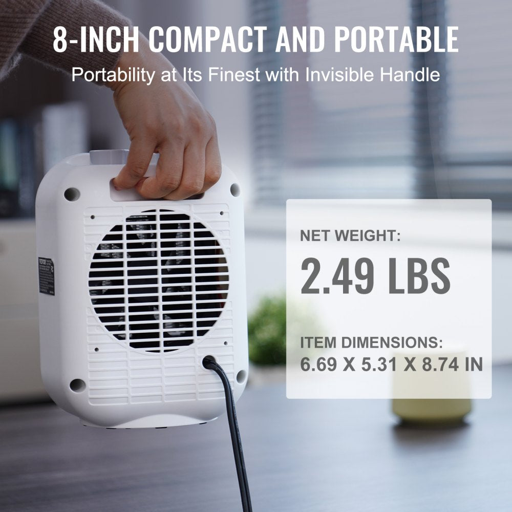 KPT-150 0594 - Compact 1500W Space Heater with Thermostat for Efficient Heating