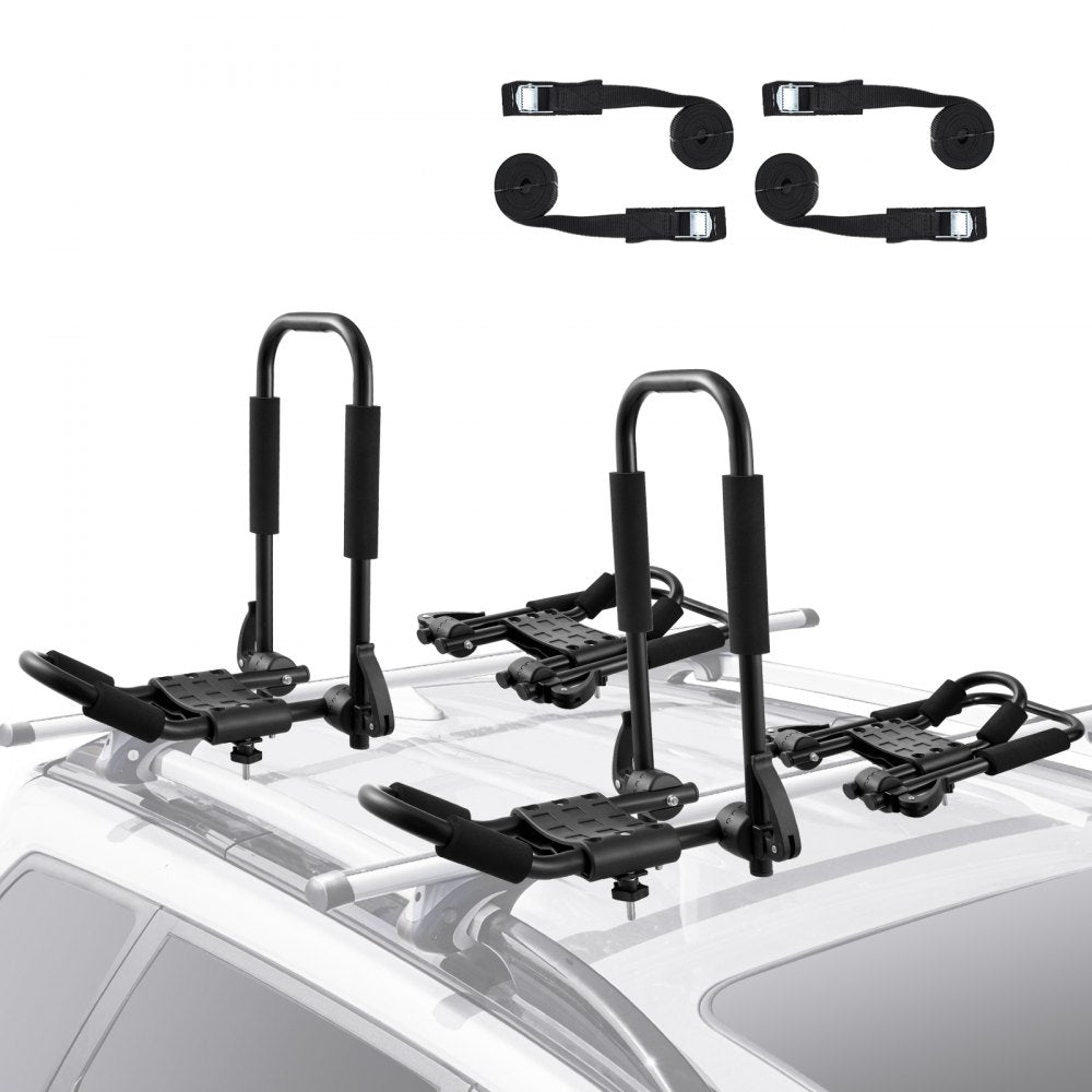 C10-4 - Durable J-Shaped Kayak Roof Rack for 2 Kayaks
