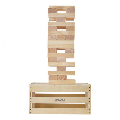 NTGW1502 - 60 Blocks Tumble Tower Game with Custom Rules, 5.5ft High
