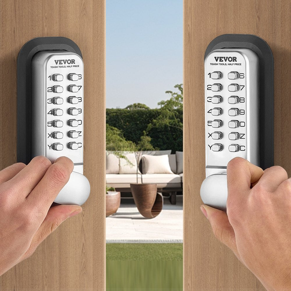 OL-601HD2-B-03 - Keyless Zinc Alloy Door Lock for 1.4-2.5" Thick Doors