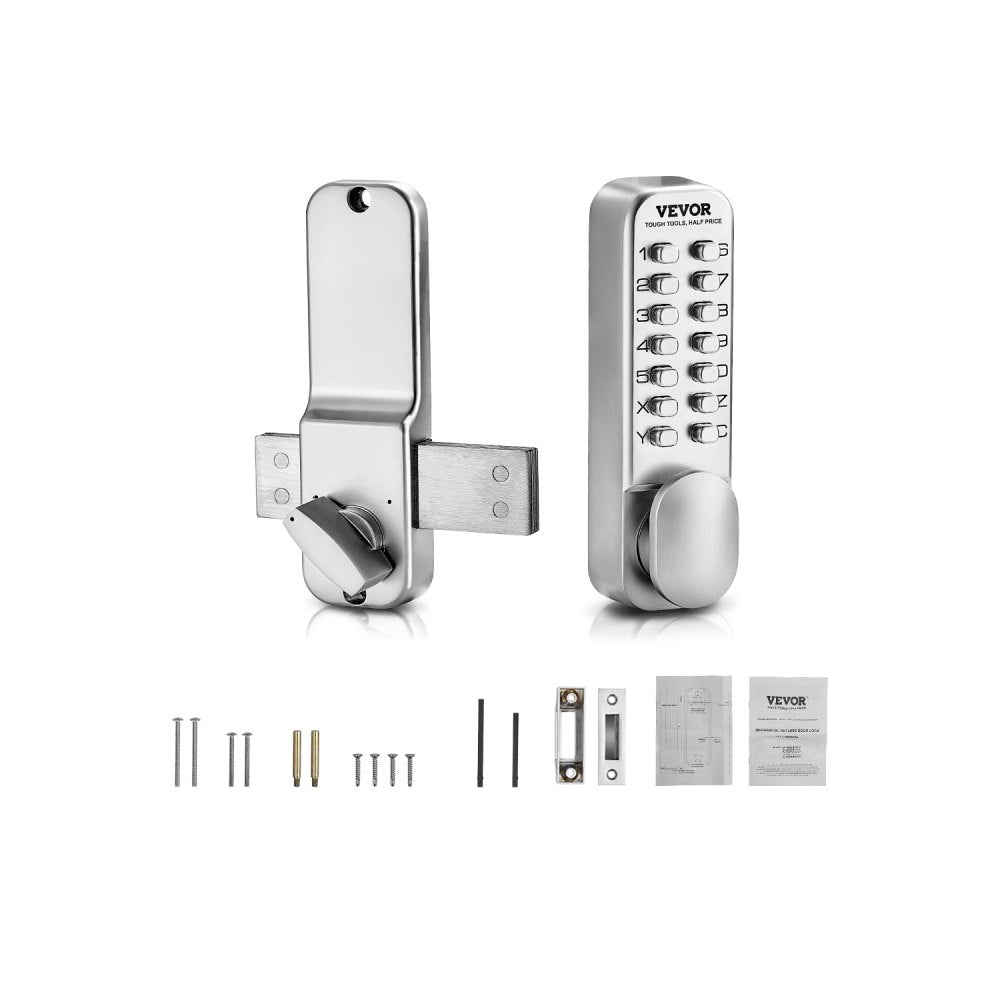 OL-601HD2-B-03 - Keyless Zinc Alloy Door Lock for 1.4-2.5" Thick Doors