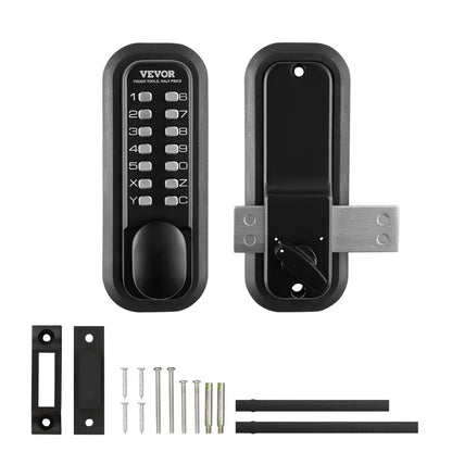 OL601HD2-B-01 - Keyless Mechanical Door Lock for Secure Outdoor Areas