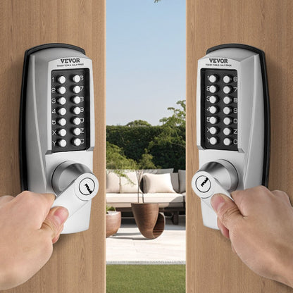 OL-700D2-BC-03 - Keyless Mechanical Door Lock, 1.4-2.5" Thick Compatible