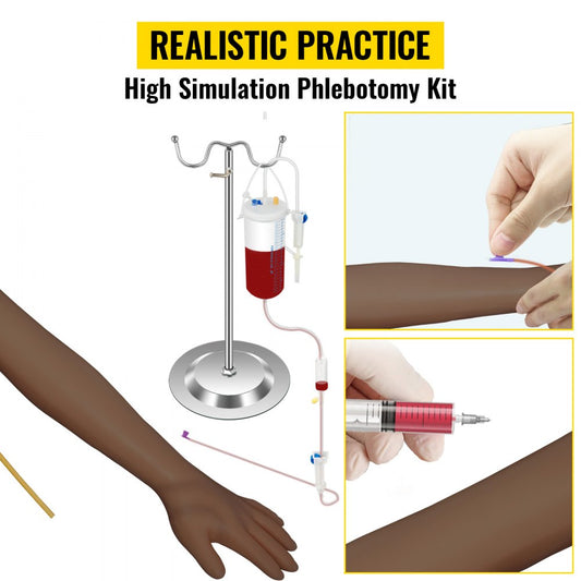 010435952958 - VEVOR Phlebotomy Training Kit with Arm & Syringe
