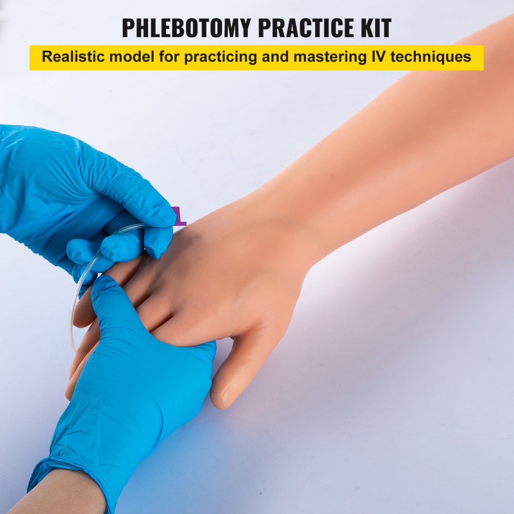 JMCC-12 - VEVOR Phlebotomy Training Kit with Anatomical Model & Accessories