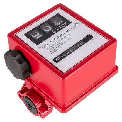 010622975361 - 10-20 GPM Durable Aluminum Fuel Flow Meter with 3-Digit Display