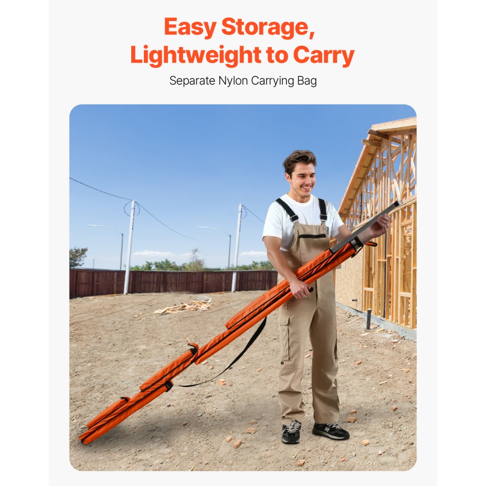 SP-C6 - VEVOR 6-Piece Durable Aluminum Level Set with Magnetic Design