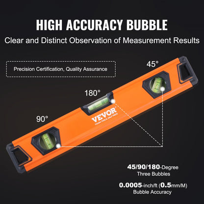 ST08002 - VEVOR 48in Magnetic Level with Carrying Case & Durable Design