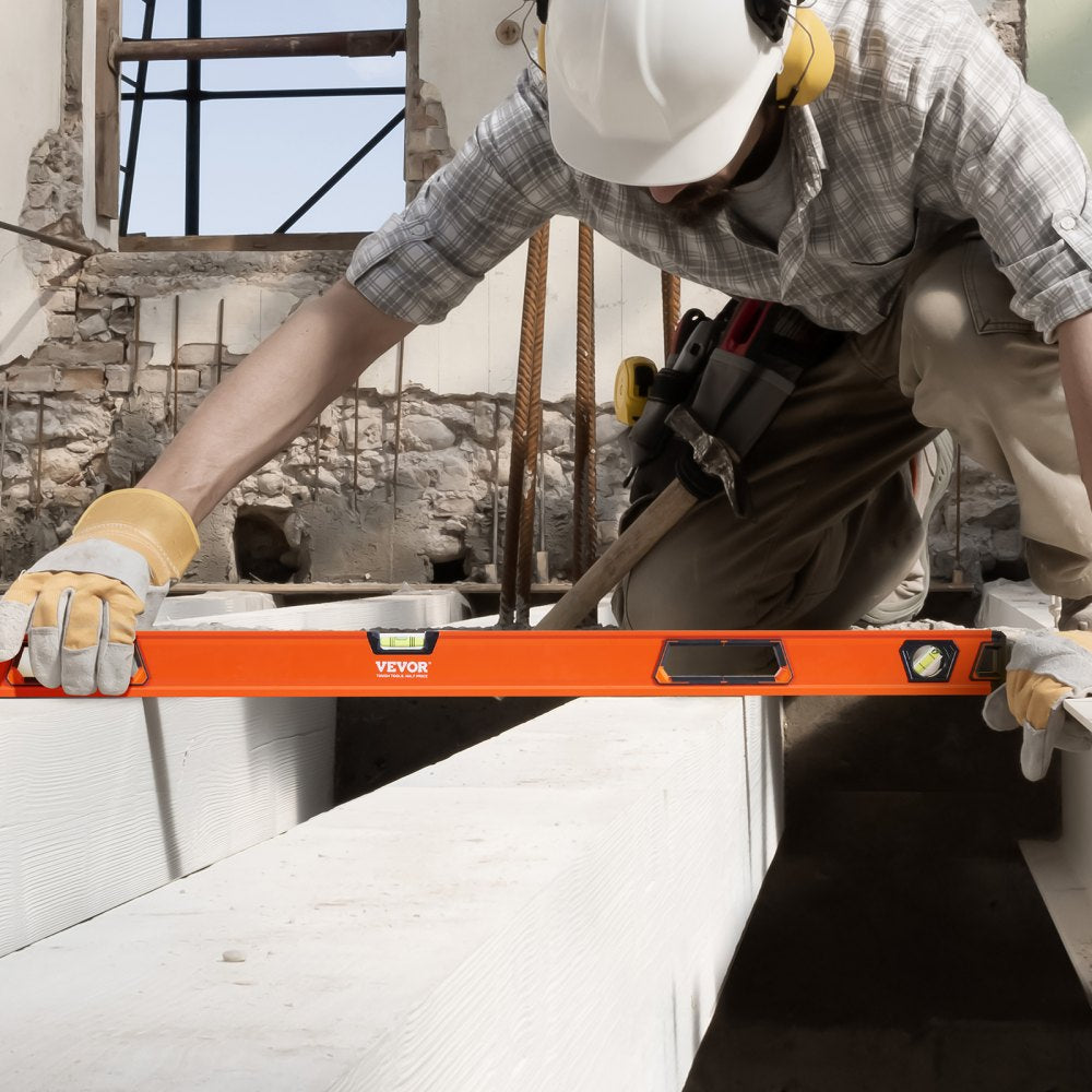 ST08002 - VEVOR 48in Magnetic Level with Carrying Case & Durable Design