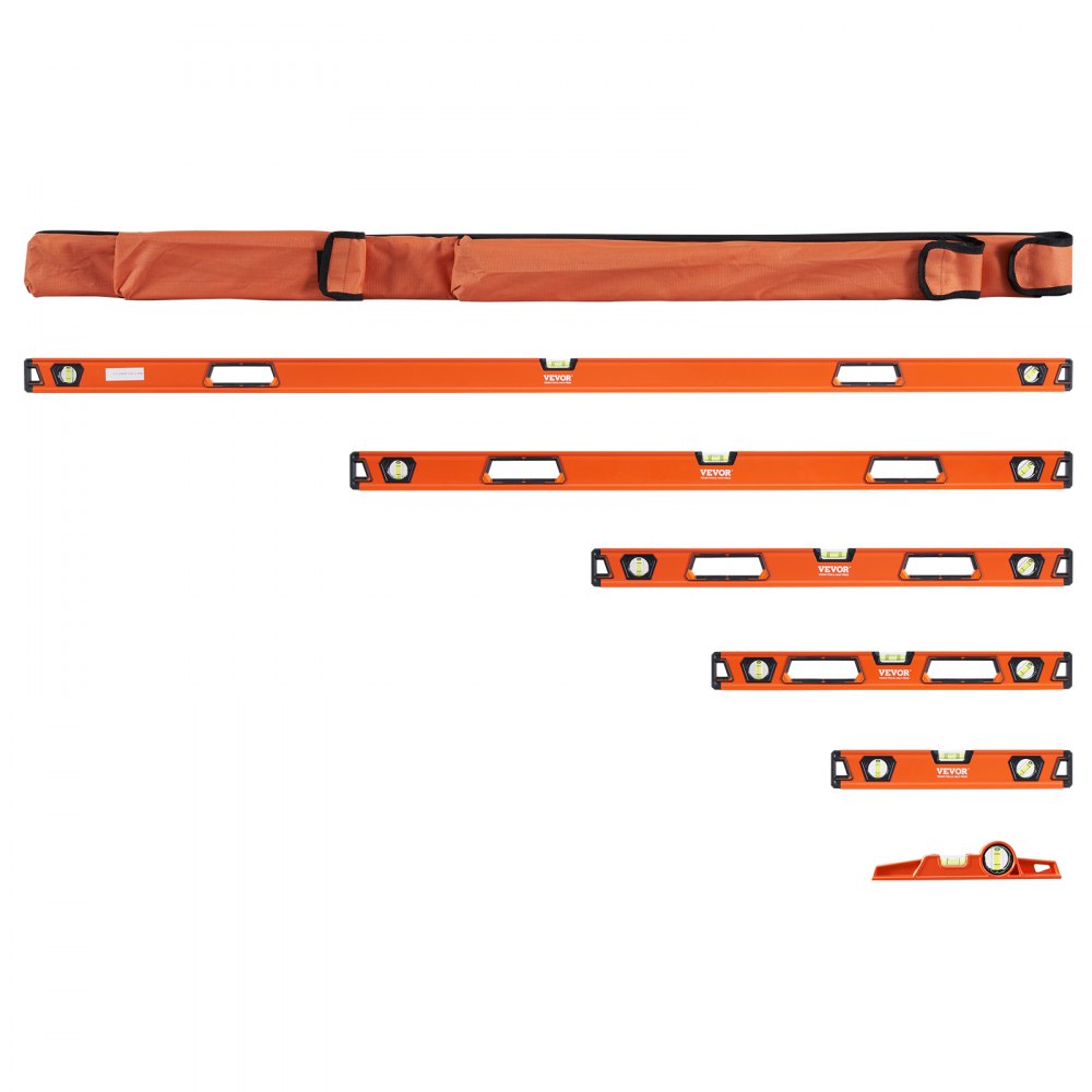 ST08003 - Durable Magnetic Level Set, 48/24/16/10" - Accurate Measurements