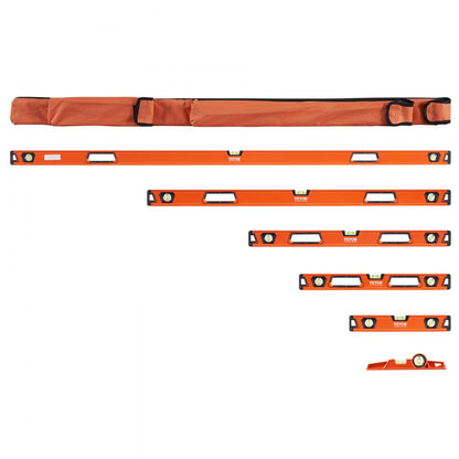 ST08003 - Durable Magnetic Level Set, 48/24/16/10" - Accurate Measurements