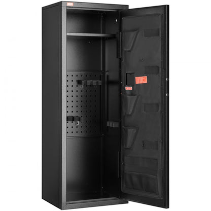 SS-1380CZ - VEVOR 8-10 Rifle Safe with Smart Lock & LED Light