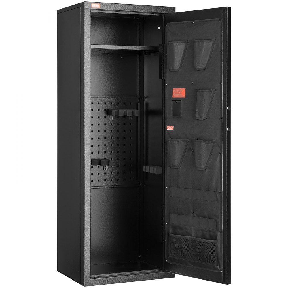 SS-1380CZD - Durable 12-Rifle Gun Safe with Digital Keypad & Adjustable Interior