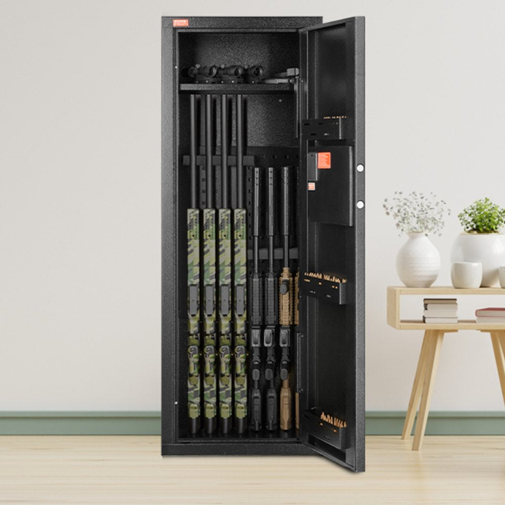 SS-1320CZ - Heavy-Duty 8-Rifle Gun Safe with Smart Lock & Alarm