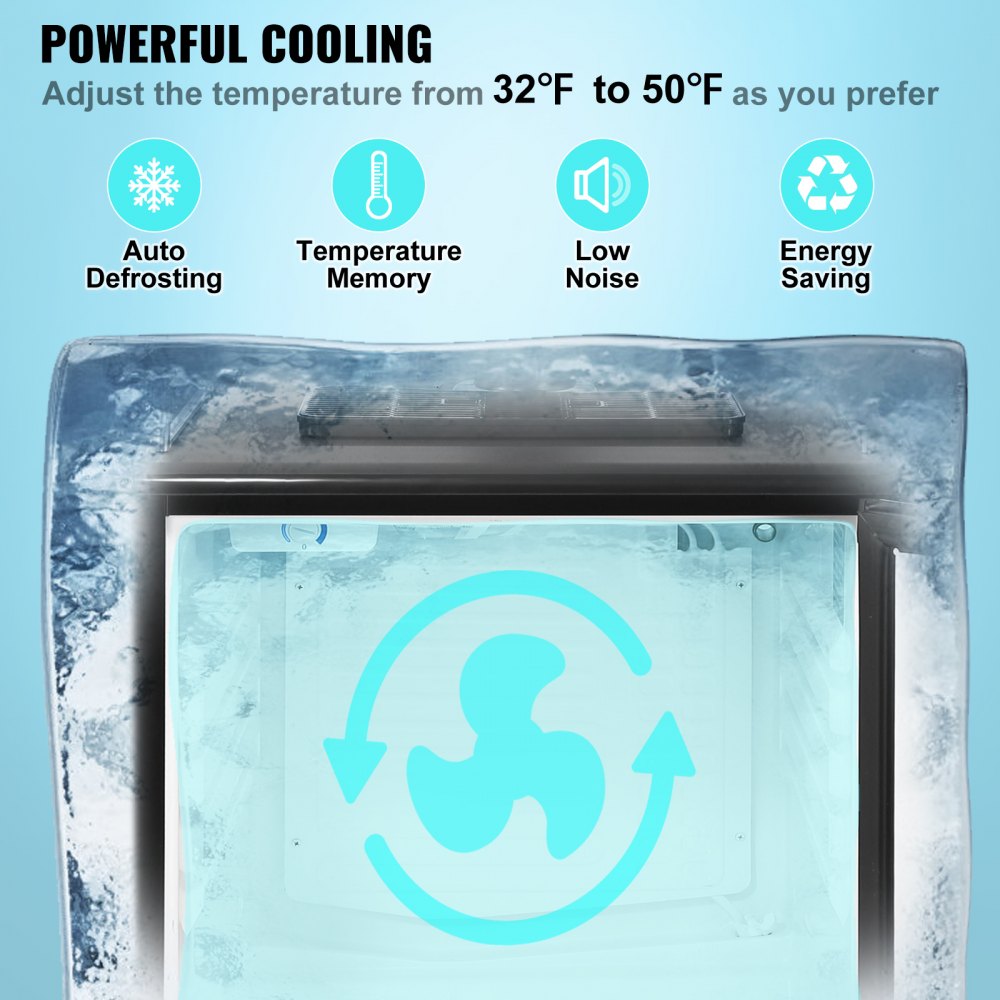 BF152-1 - Single Tap Draft Beer Kegerator with Temperature Control