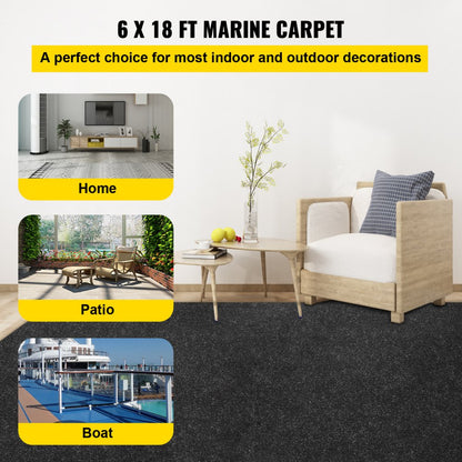 VV-JJXWDT-1.85.5 - 6x18 ft Waterproof Polyester Boat Carpet