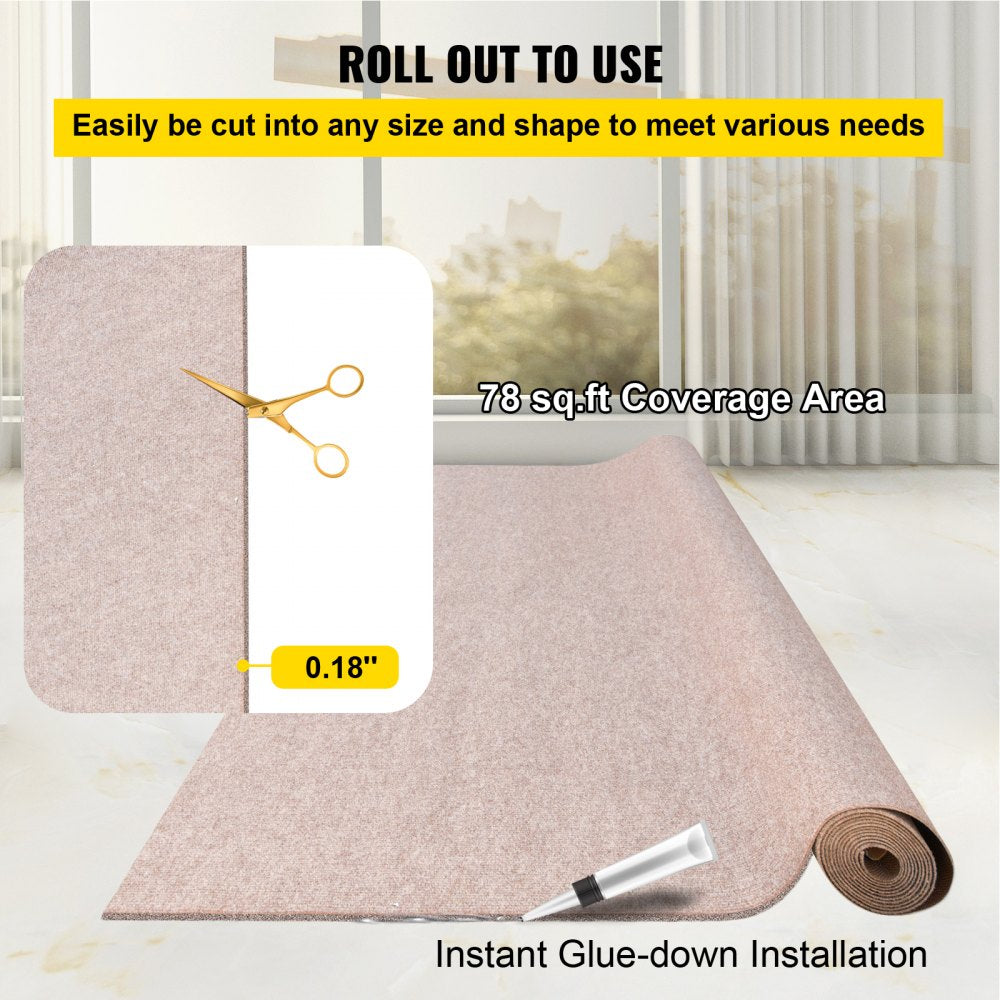 VV-JZXWDT-1.84 - 6ft x 13ft Waterproof Marine Carpet for Boats and Homes
