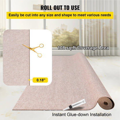 VV-JJXWDT-1.85.5 - 6ft Waterproof Polyester Carpet for Boats & Homes