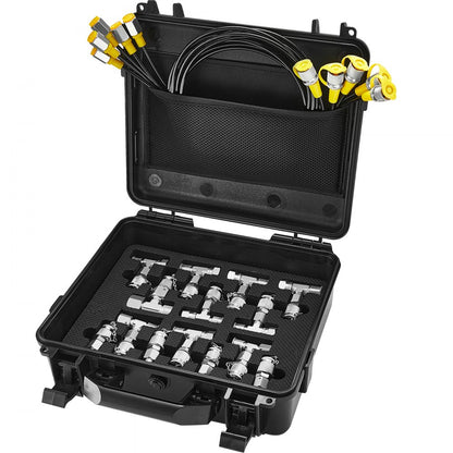 TKS-4 - Versatile Hydraulic Test Kit with 5 Gauges and Storage Case