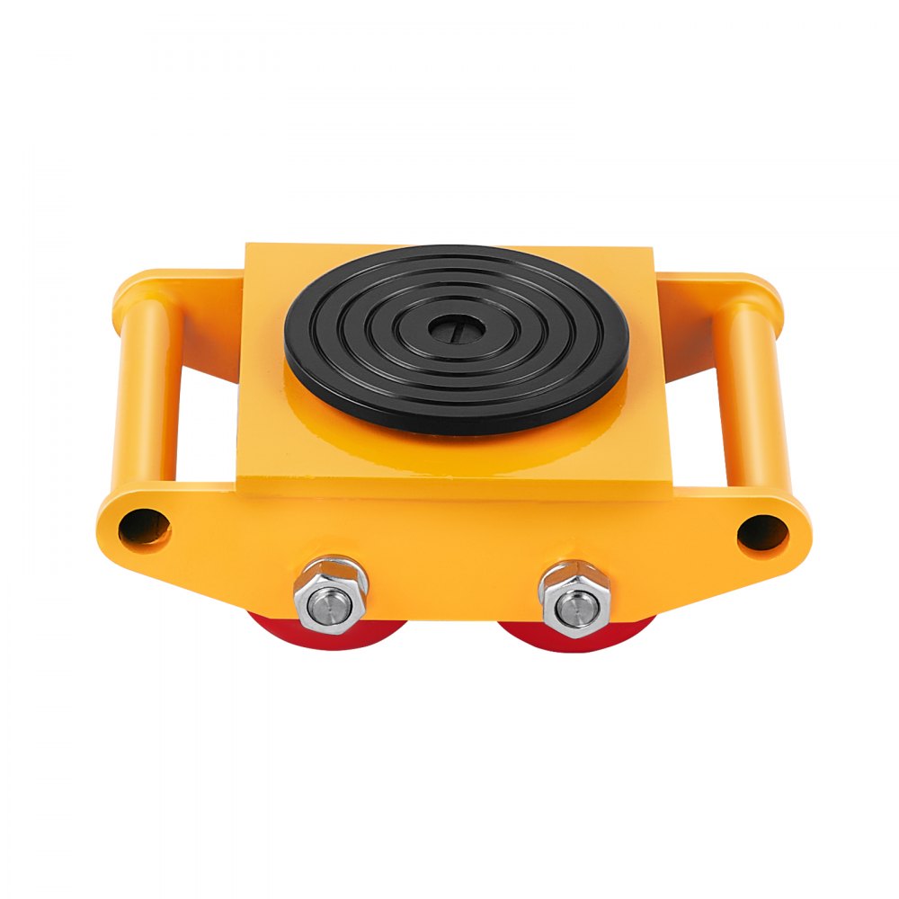 4T - 13228 lbs Metal Machine Skate Dolly with 360° Rotation and PU Wheels