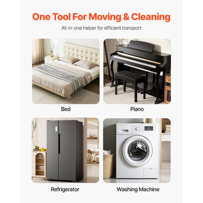 XY-12 - Heavy Duty Furniture Dolly with 750 lbs Capacity & Low Center of Gravity