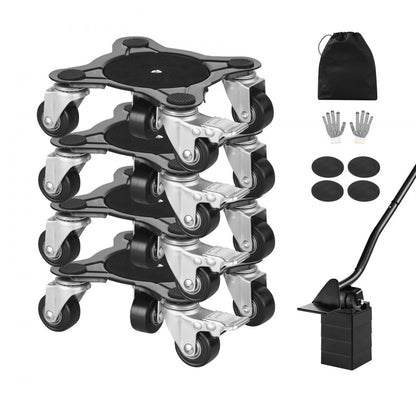 XY-10 - Heavy Duty 5-Wheel Furniture Dolly with 1200 lbs Capacity