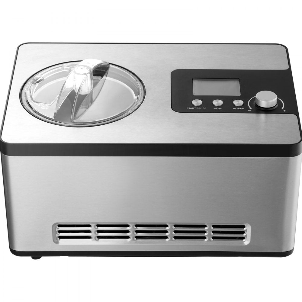 ICE2032-UL - 2QT Ice Cream Maker with 180W Compressor & LCD Display