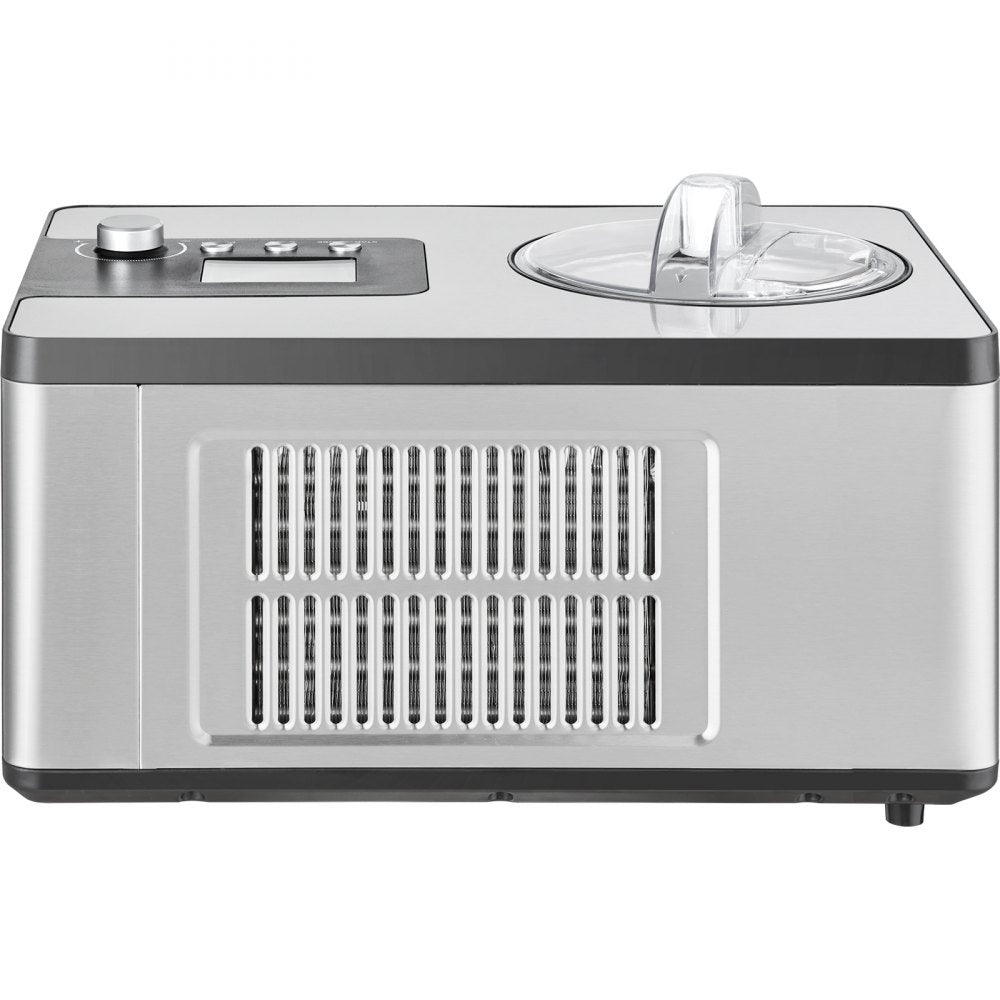 ICE2032-UL - 2QT Ice Cream Maker with 180W Compressor & LCD Display