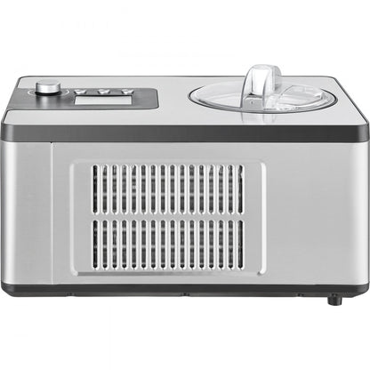 ICE2032-UL - 2QT Ice Cream Maker with 180W Compressor & LCD Display