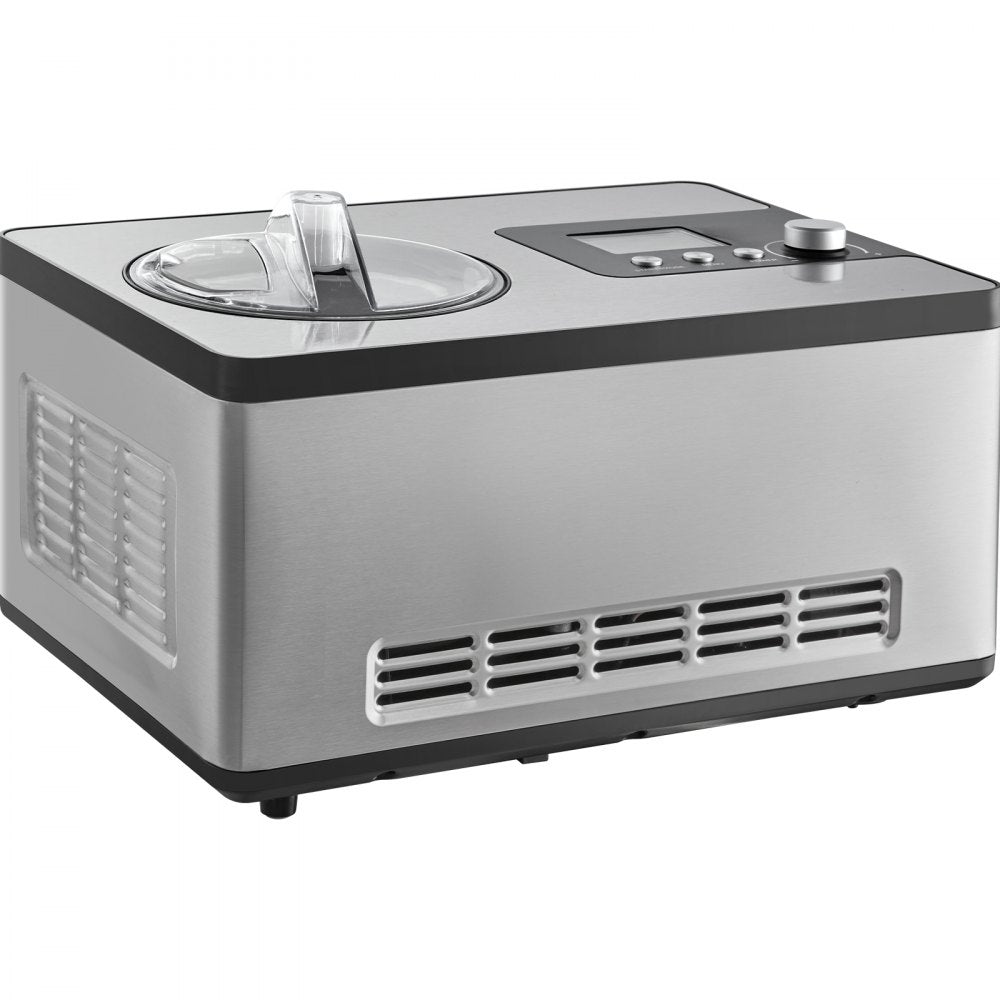 ICE2032-UL - 2QT Ice Cream Maker with 180W Compressor & LCD Display