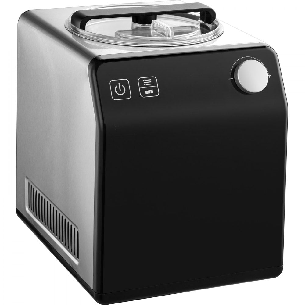 ICE2086BY-UL - Compact Stainless Steel Ice Cream Maker with Built-in Compressor
