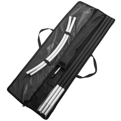 010890724362 - 16ft Durable Aluminum Feather Flag Pole with Ground Spike